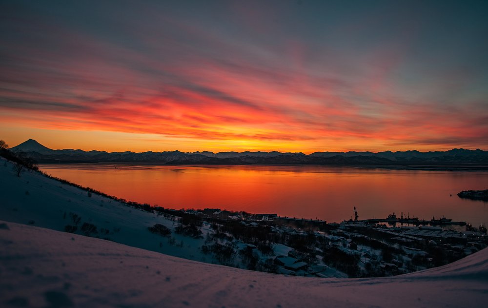 Авачинская губа. Камчатка