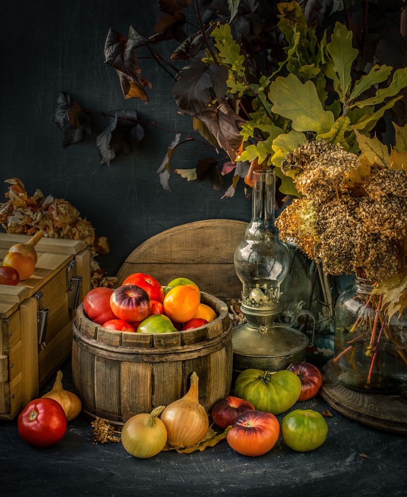 Натюрморт с томатами 1