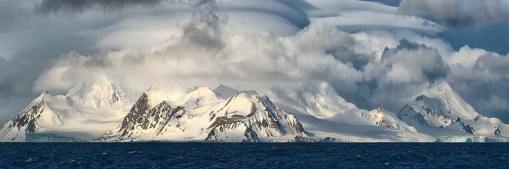 clouds over the island