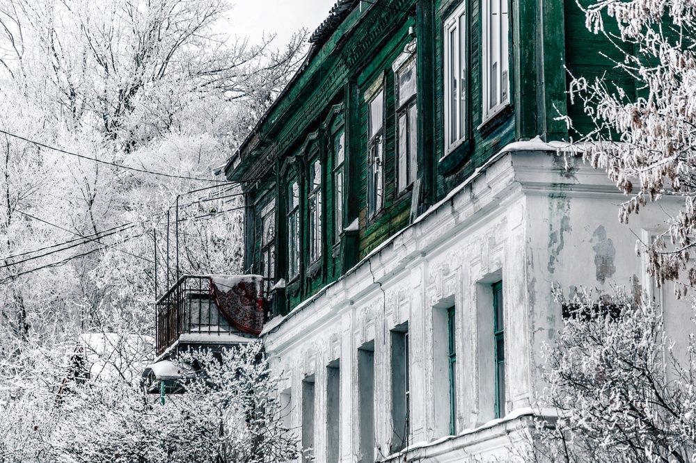 Январь. Воронеж. Снежно.