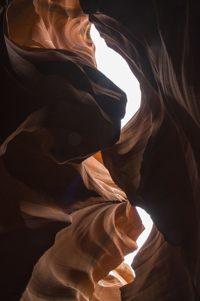 Каньон Антилопы, Аризона, в коричневых тонах