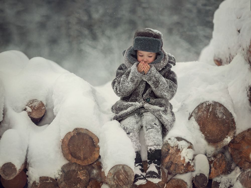 Морозный день