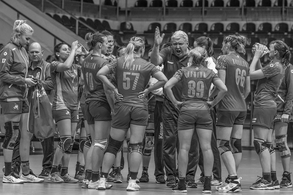 Евгений Трефилов во время минутного перерыва.