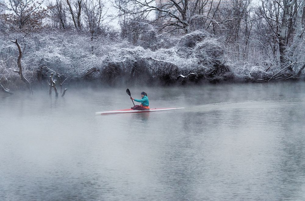Кубанские байдарочники или всадники зимней реки.