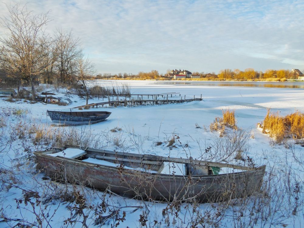 Зима на Казачьем ерике.