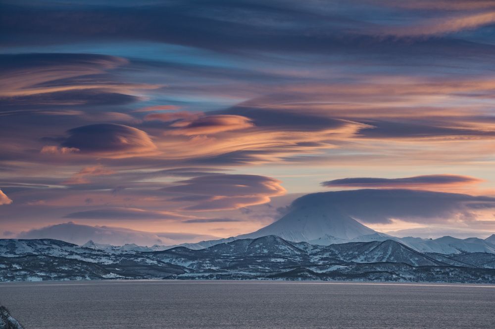 sunset, Avacha Bay Kamchatka