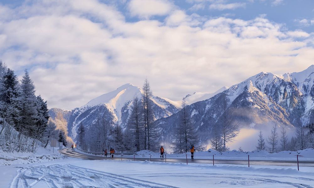 Утренние горы