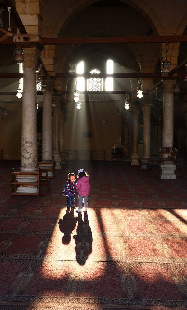 Children in the mosque