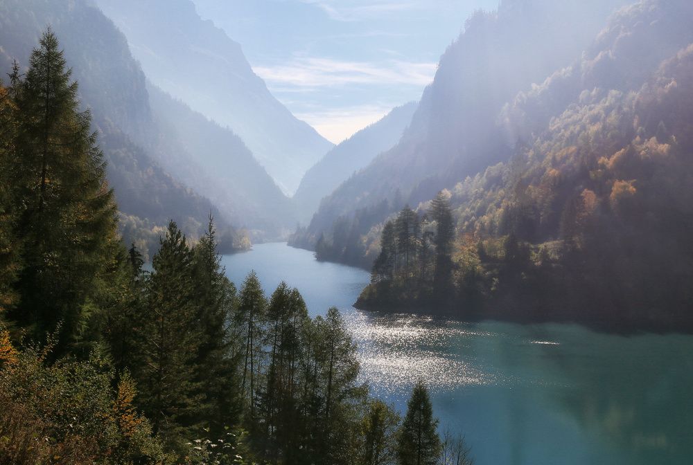 Вечер в Швейцарских Альпах