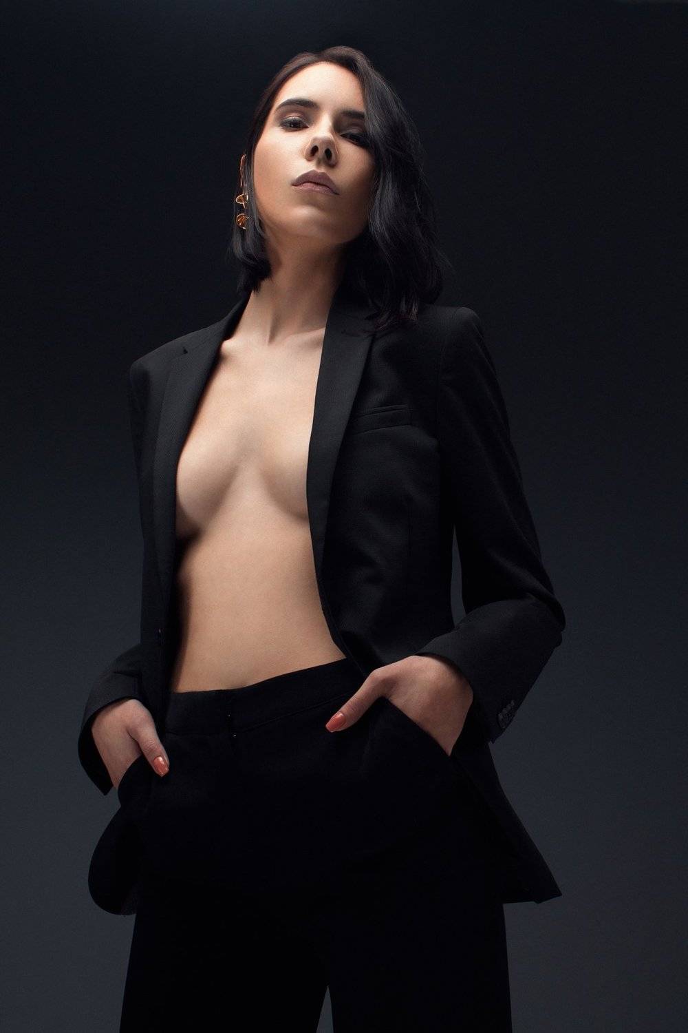 insolence in black.