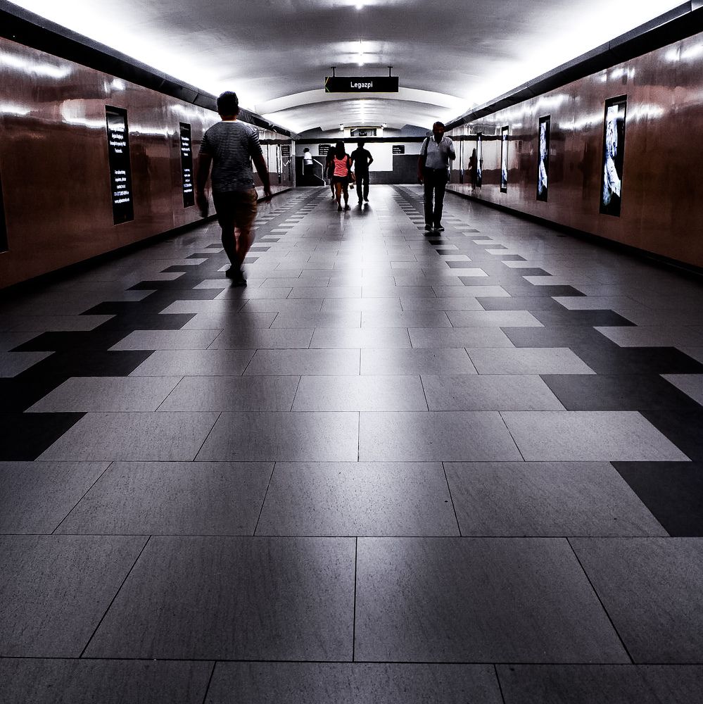Through the subway