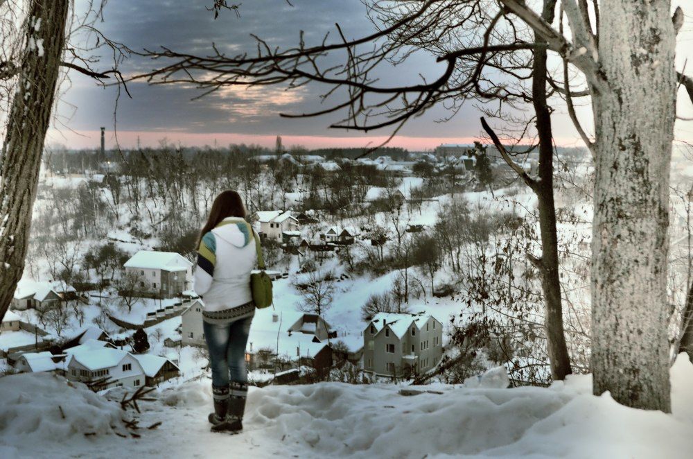 она и горизонт