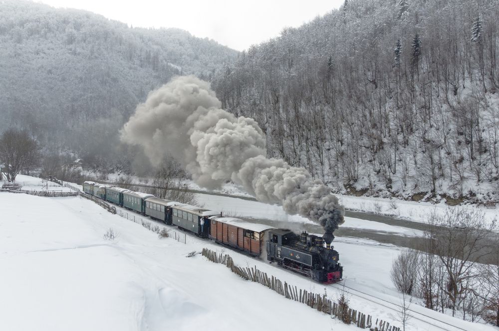 Mocănița Steam Train from Romania