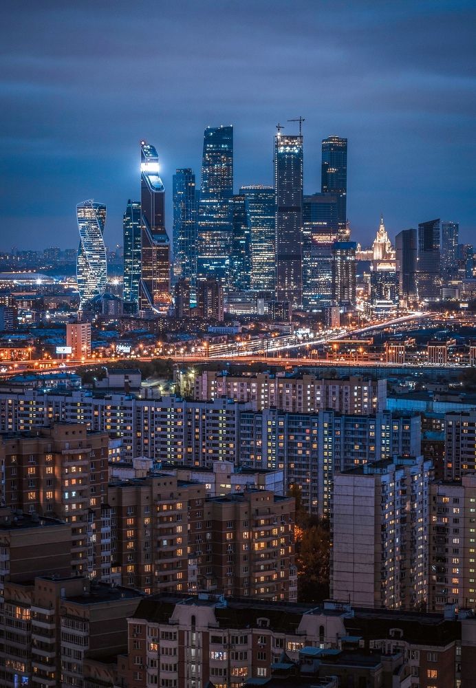 Moscow never sleeps