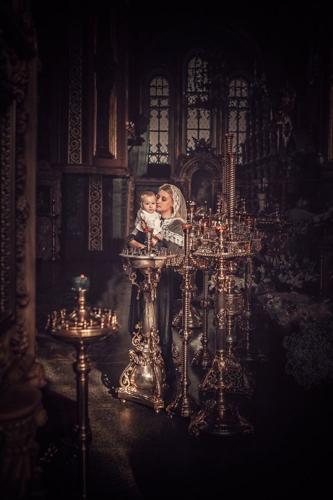 Мама с малышом