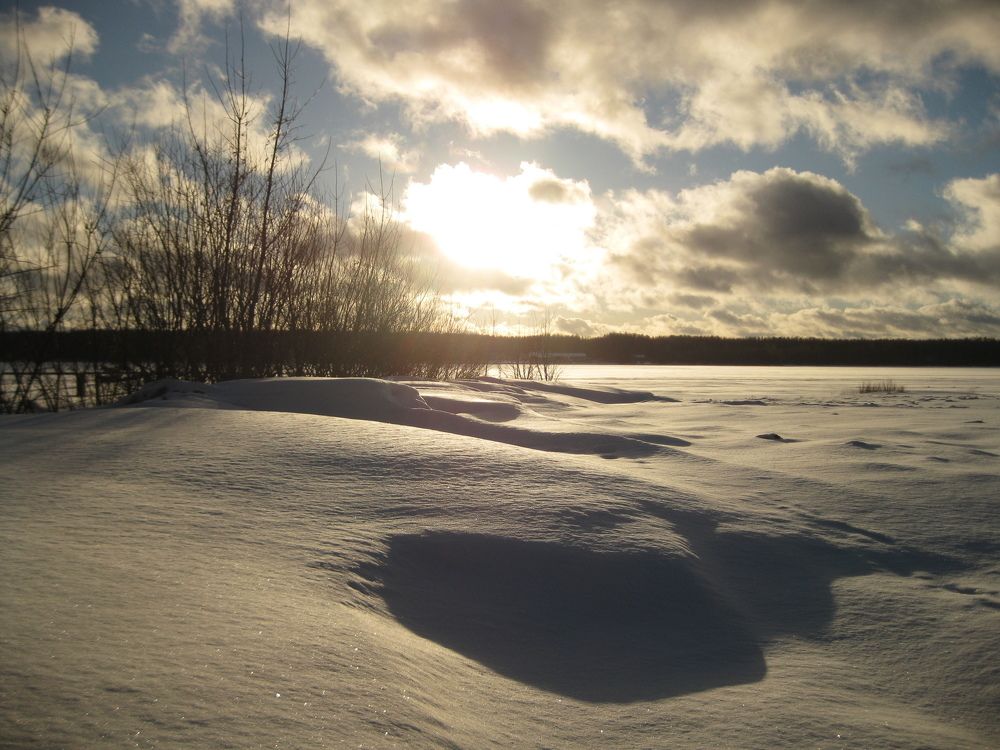 Зимний пляж