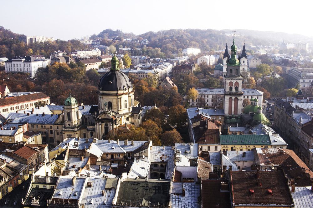 Львов. Вид с ратуши.