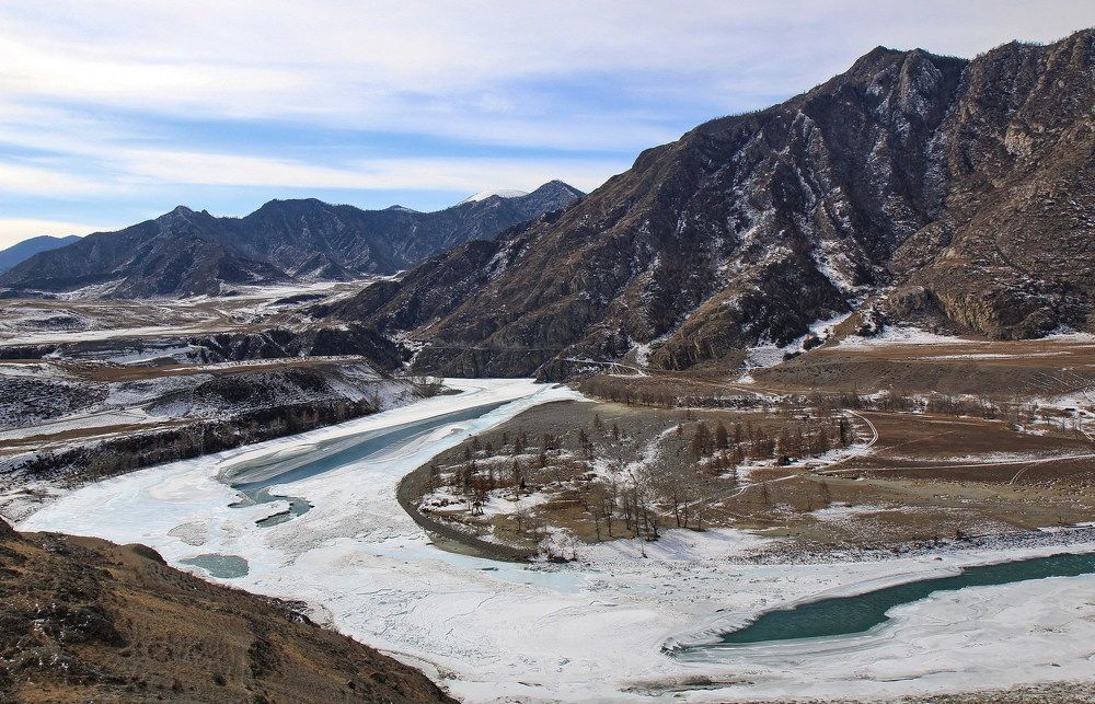 Чуй-Оозы - место слияния рек Катуни и Чуи