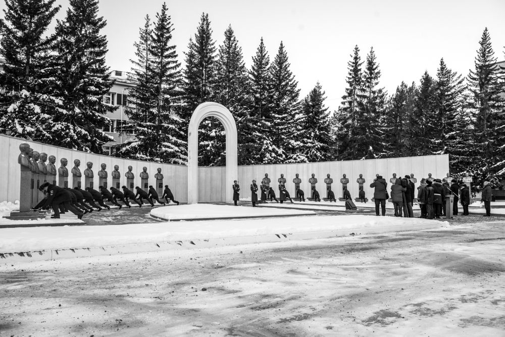 Graduation of cadets of the higher military school