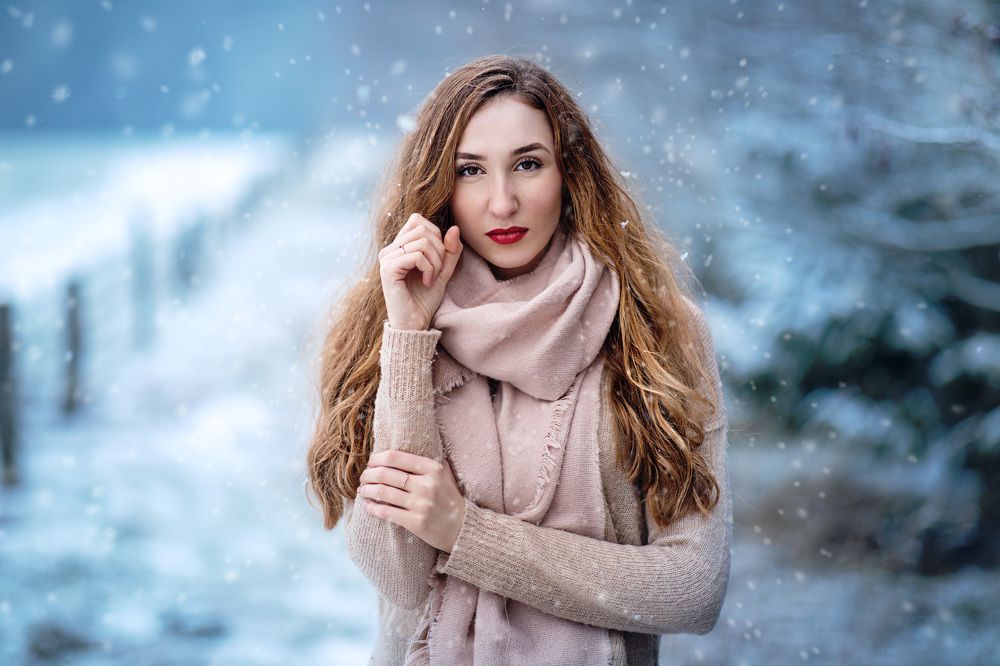 If the snow is coming down.