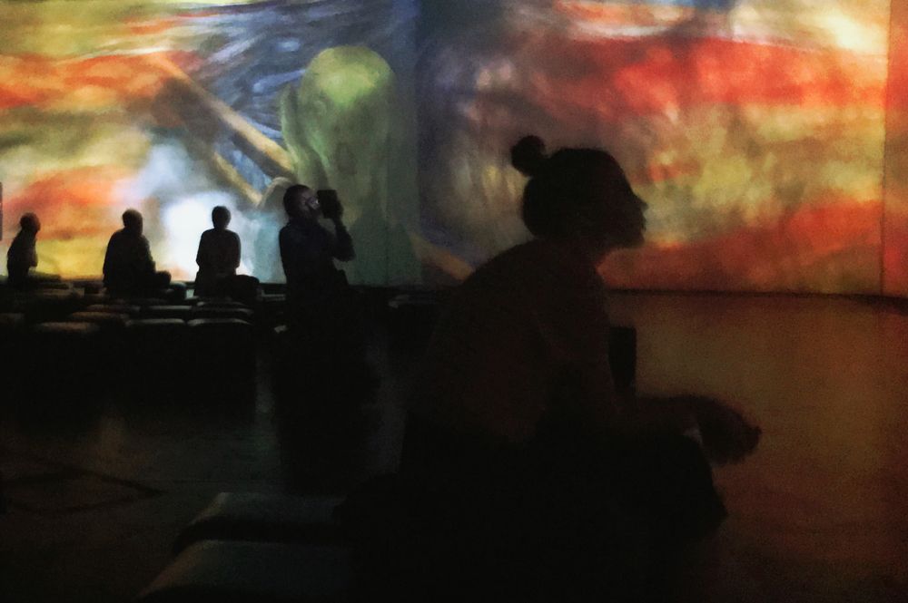 На выставке