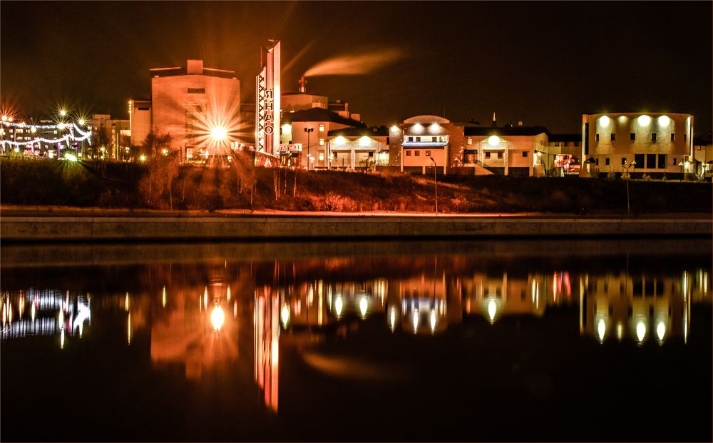 Ночной Салехард