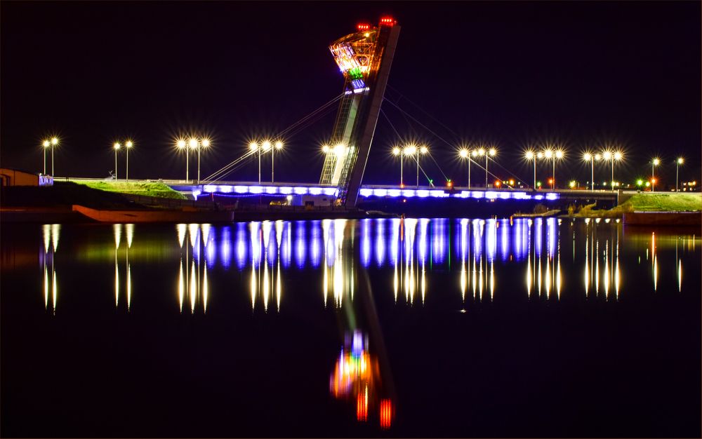 Вид на мост "Факел", г. Салехард