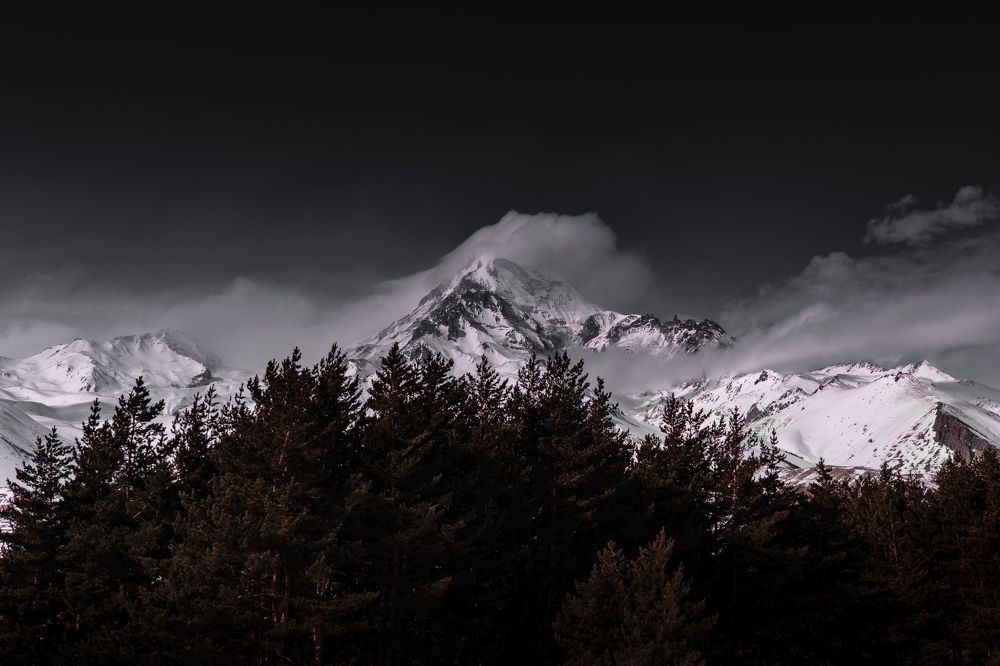 Mountains in Kazbegi