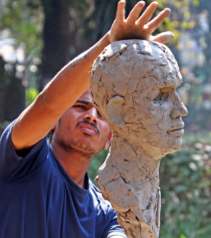 THE SCULPTOR AND THE SCULPTURE