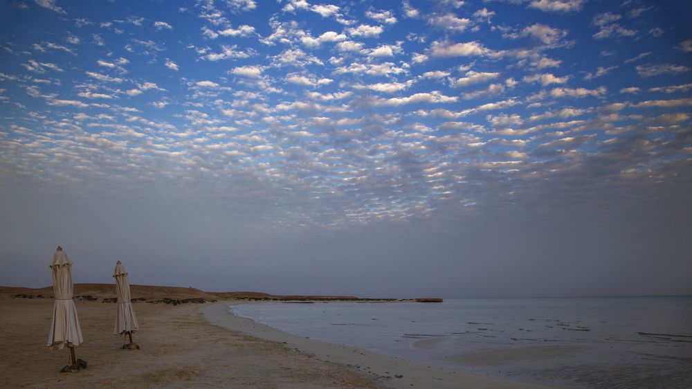 Beach Sunset in Winter