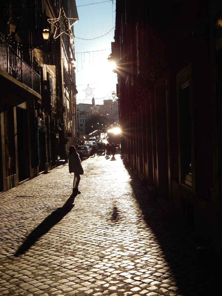 По дороге к Тибру.