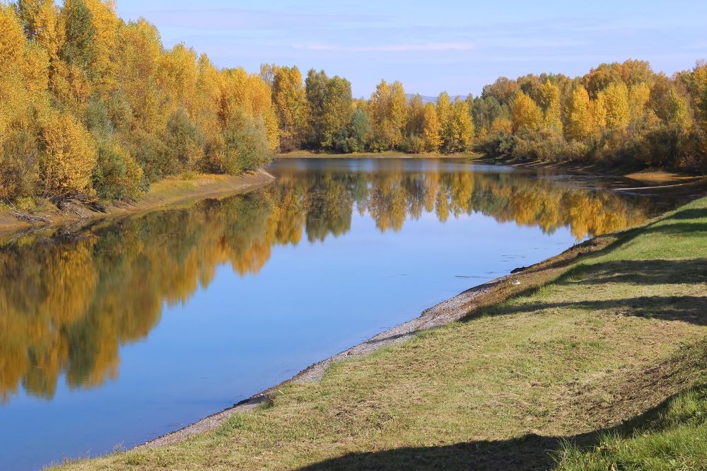 Солнечный осенний денёк.