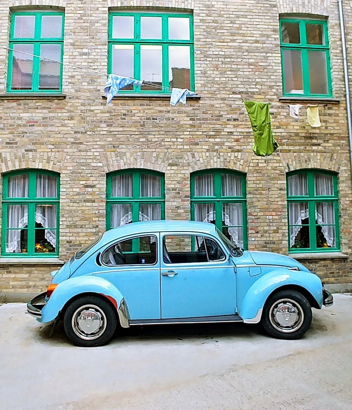 Old car in Aarhus, Denmark