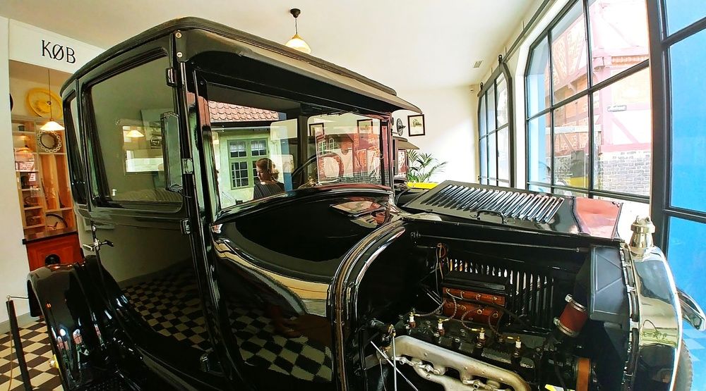 Old car in Aarhus, Denmark