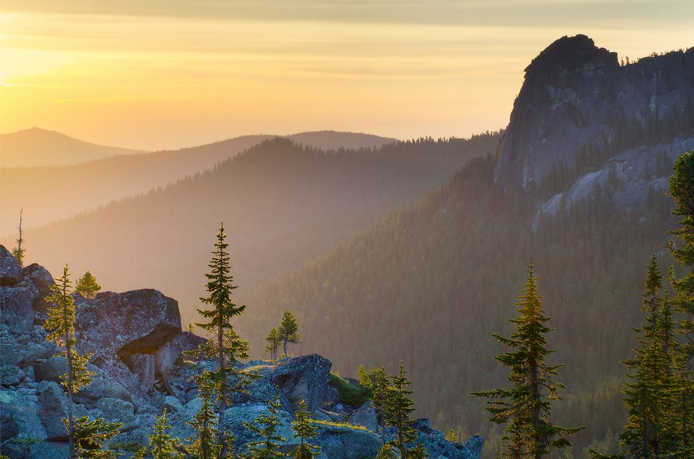 в заполняющем свете