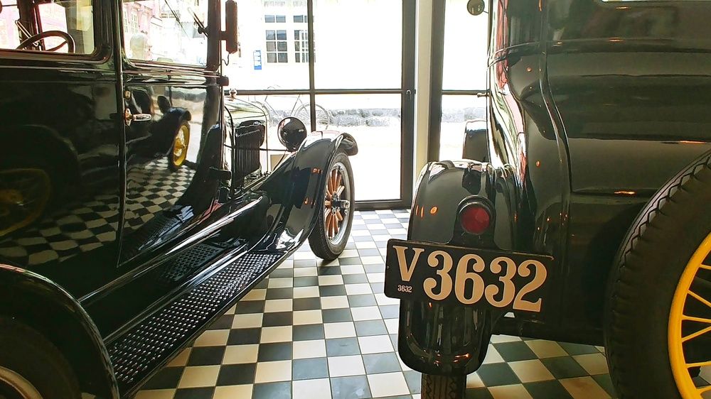 Old cars in Aarhus, Denmark