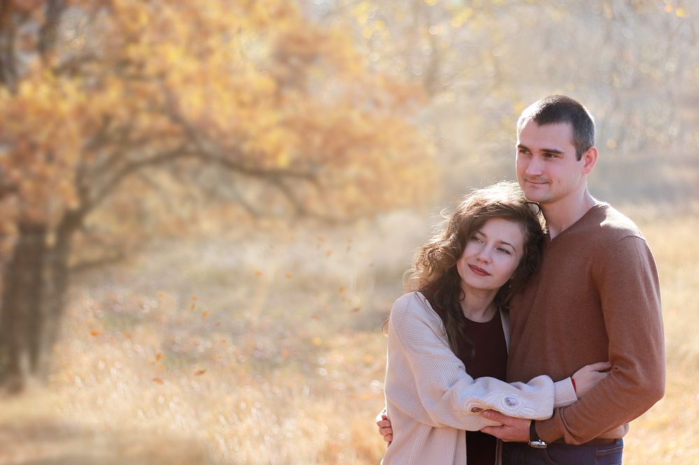 В осеннем лесу