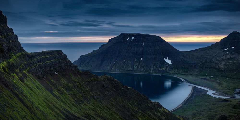 Polar night in Hornstrandir