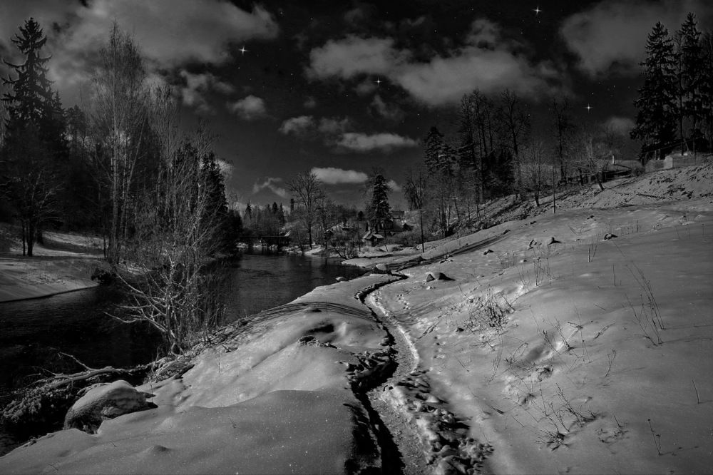 Зимний пейзаж.