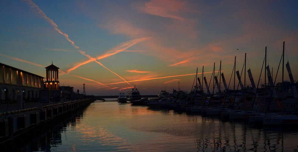 Нежный закатный свет