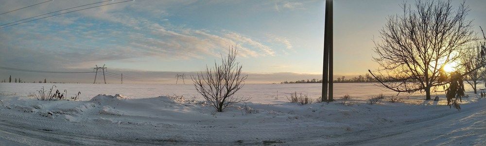 Январский закат