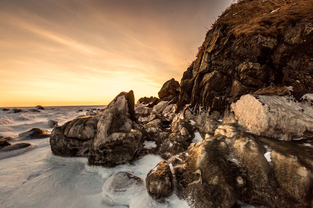 Рассвет на море