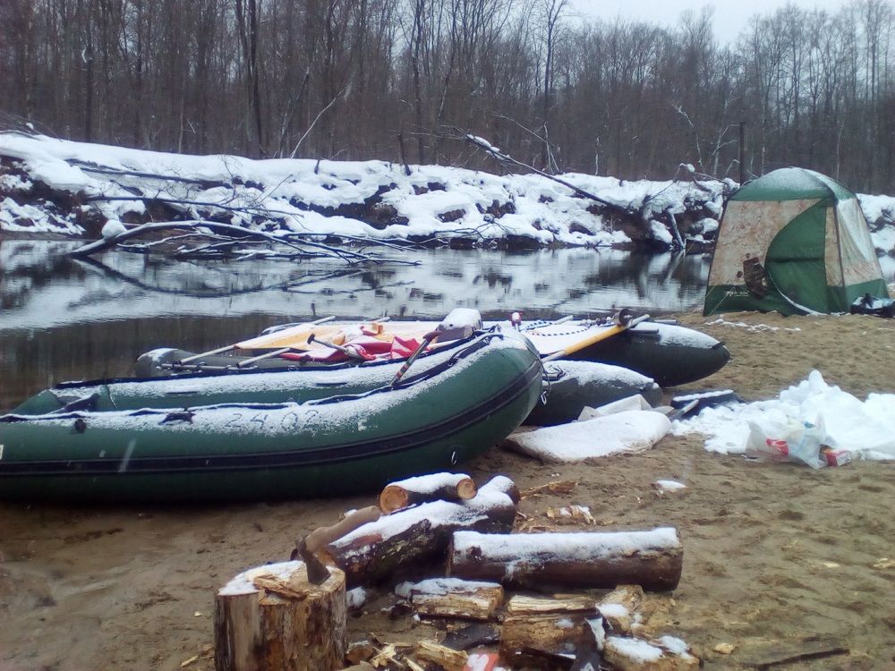 Илеть зимой тоже судоходна