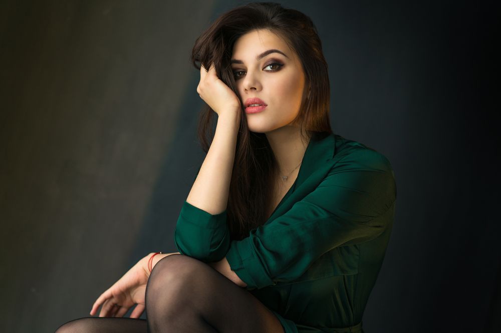Green eyes
