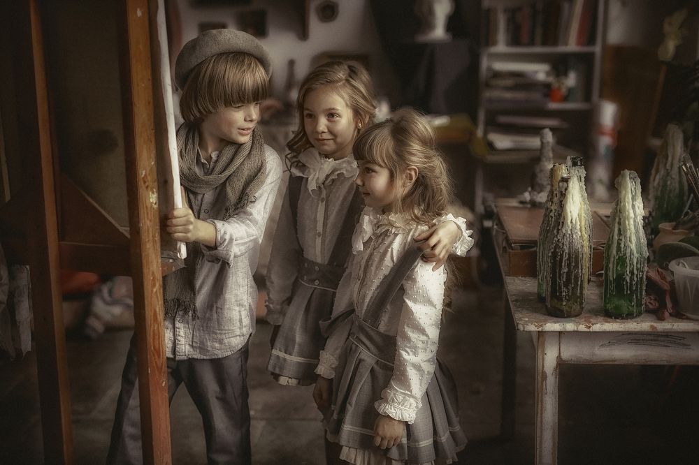 В мастерской художника