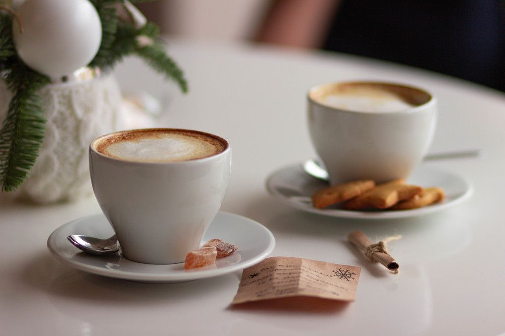 завтрак в кафе