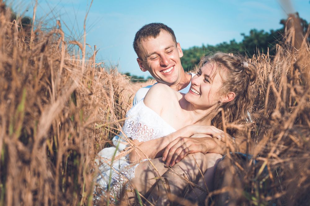 История любви в колосках пшеницы