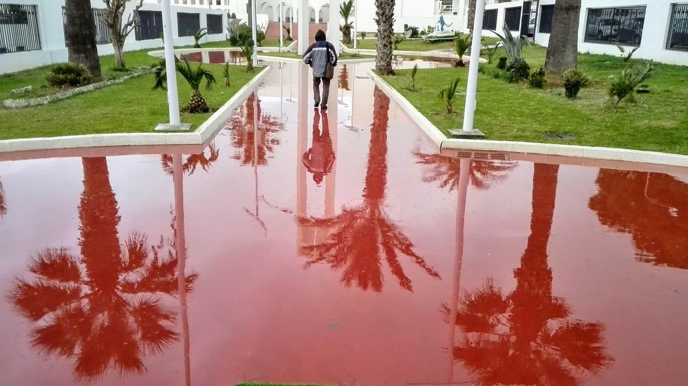 Red raining