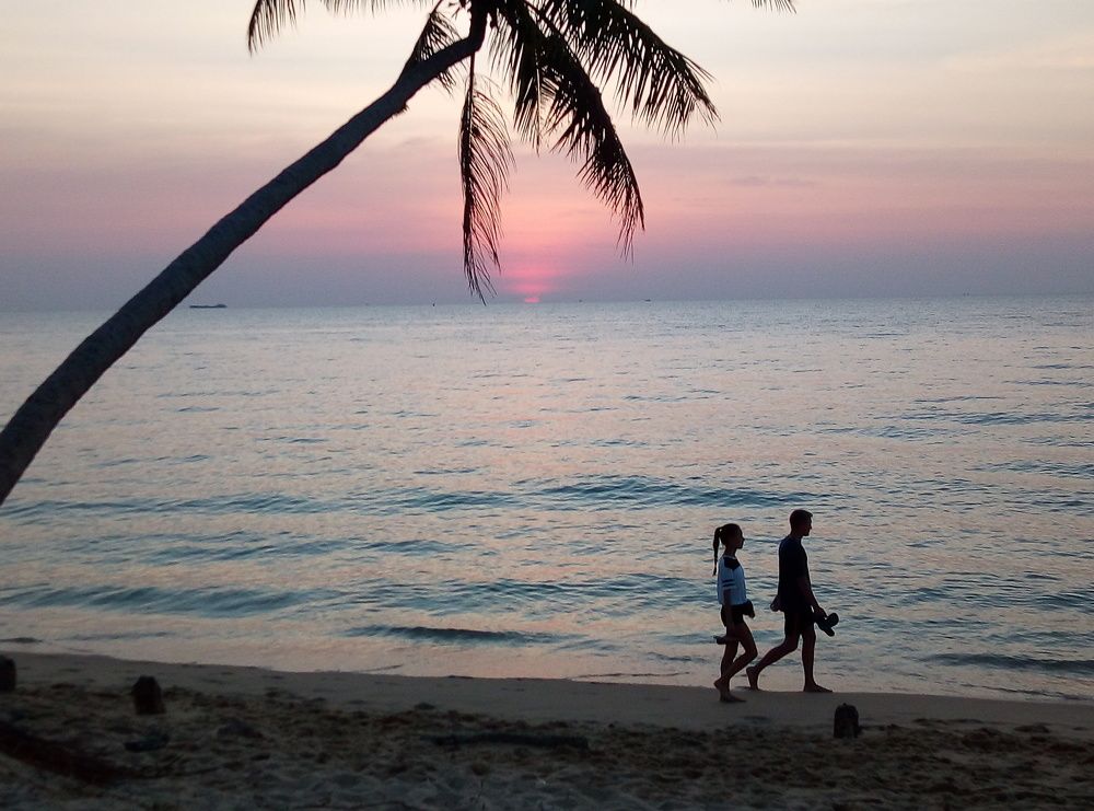 Вечерняя прогулка.