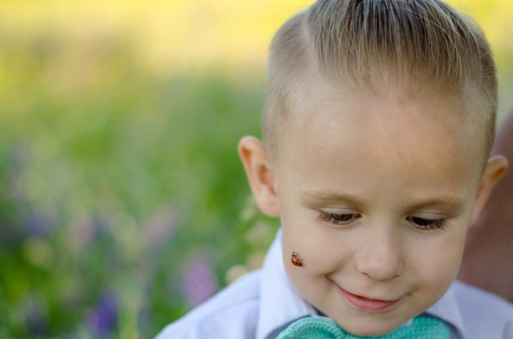 Счастье на щёчке